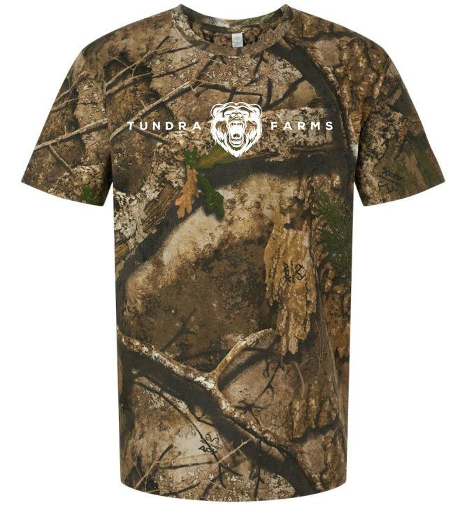 T-Shirt Tundra Farms Camo Medium - 2XL