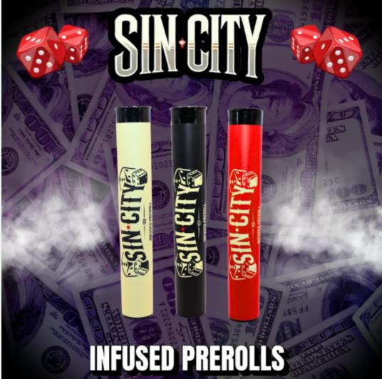 Sin City 1.3g infused preroll - Tropic Thunder