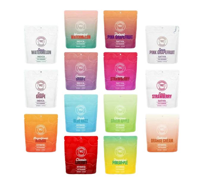 Thunder Canna 200mg Gummies - Pink Grapefruit