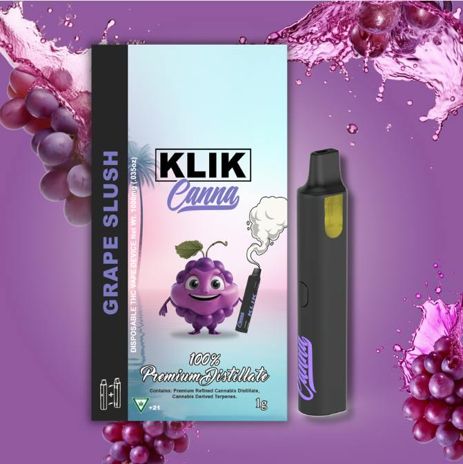 Klik 2 Gram Disposable - Grape Slush