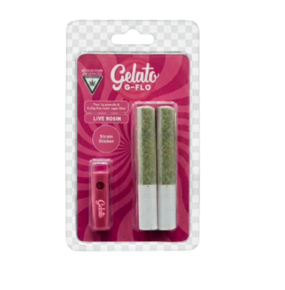 G-Flo 2 x 1g x .2 Rosin Tip - Sour Gorilla