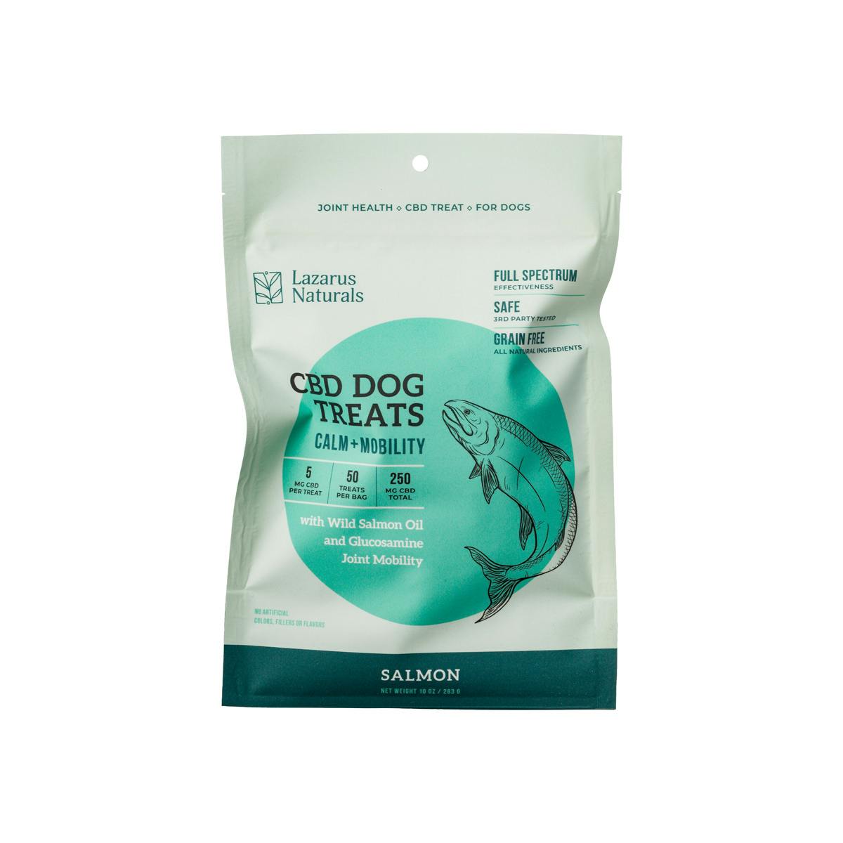 Lazarus CBD Pet Dog Treats Calm + Mobility Salmon