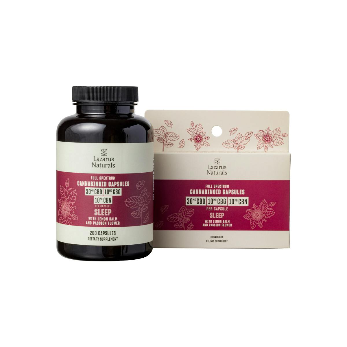 Lazarus CBD/CBG/CBN Sleep Softgels