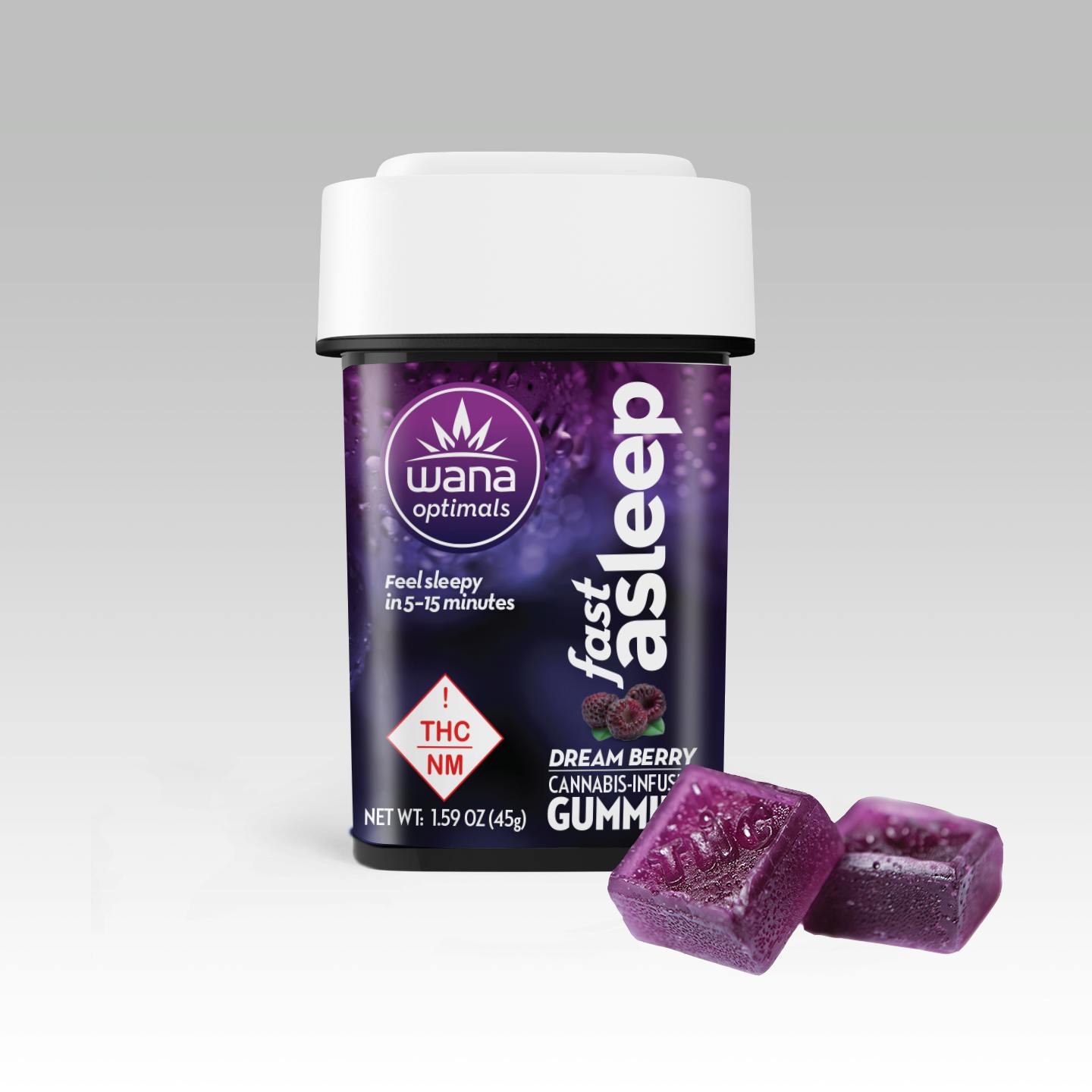 Dream Berry Fast Asleep [10 pack] - NM by Wana Edibles