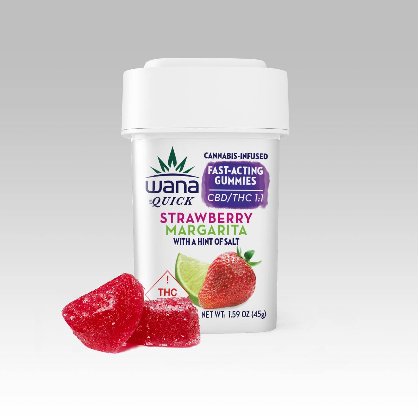 Strawberry Margarita 1:1 [10 pack] - NM by Wana Edibles