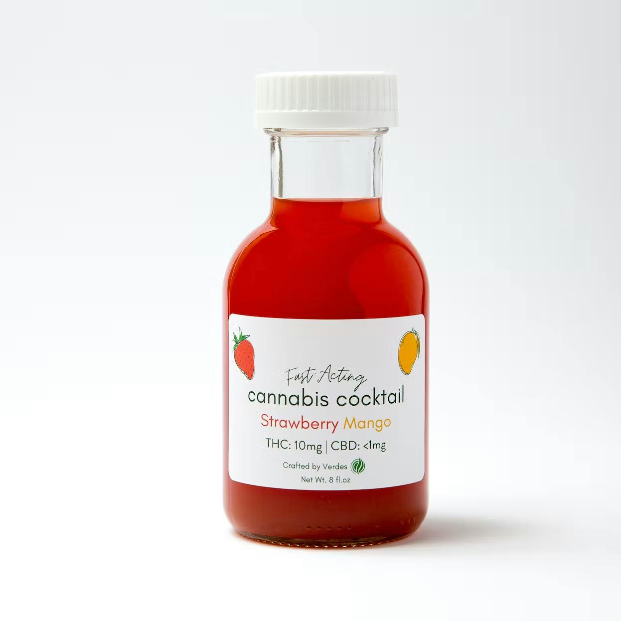 Verdes | 100mg Beverages | Strawberry Mango