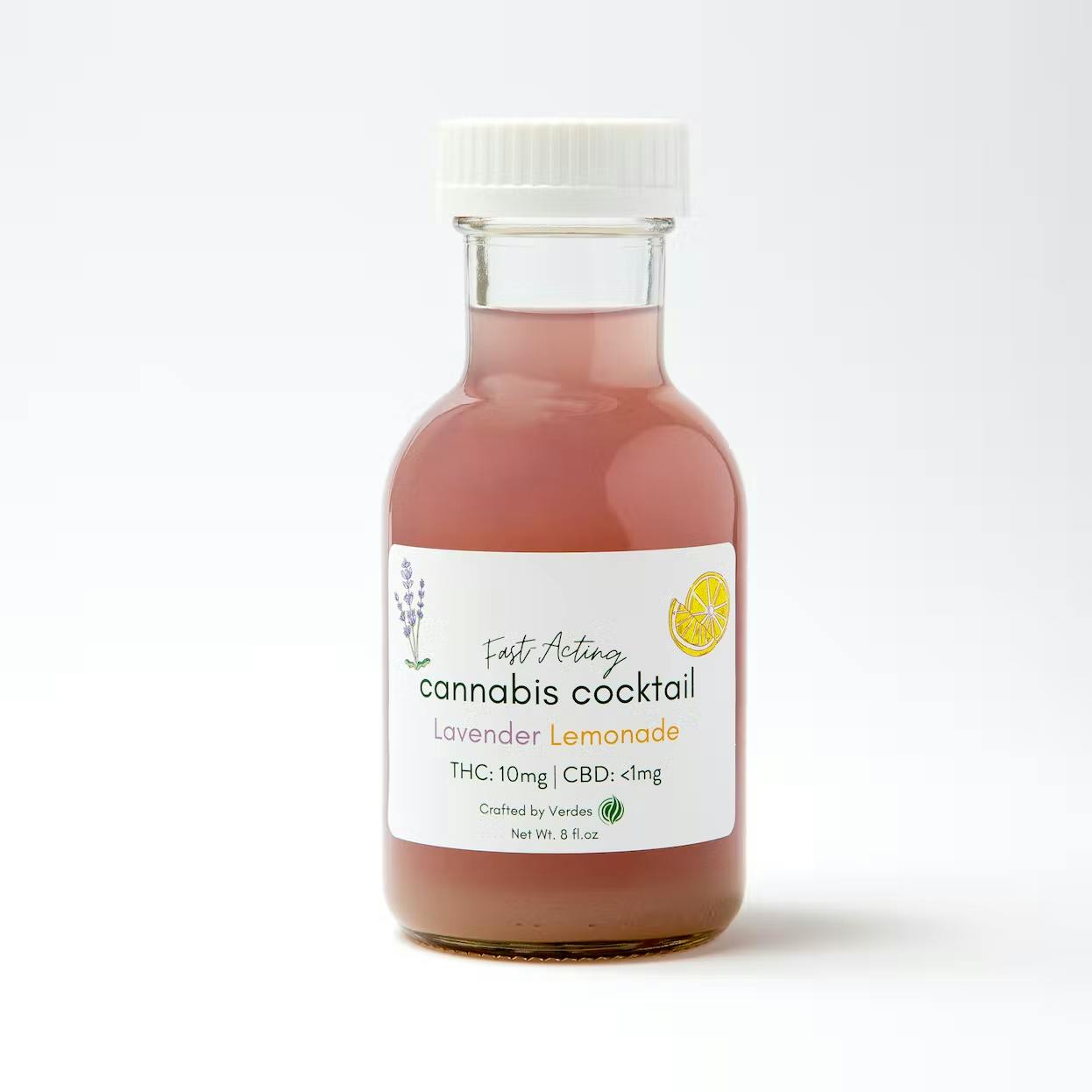 Verdes | 100mg Beverages | Lavender Lemonade