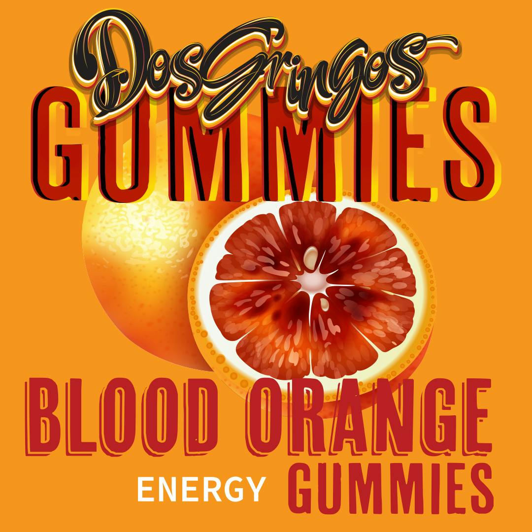 Dos Gringos Live Rosin Gummies - Blood Orange Energy 500mg THC | Gummies |