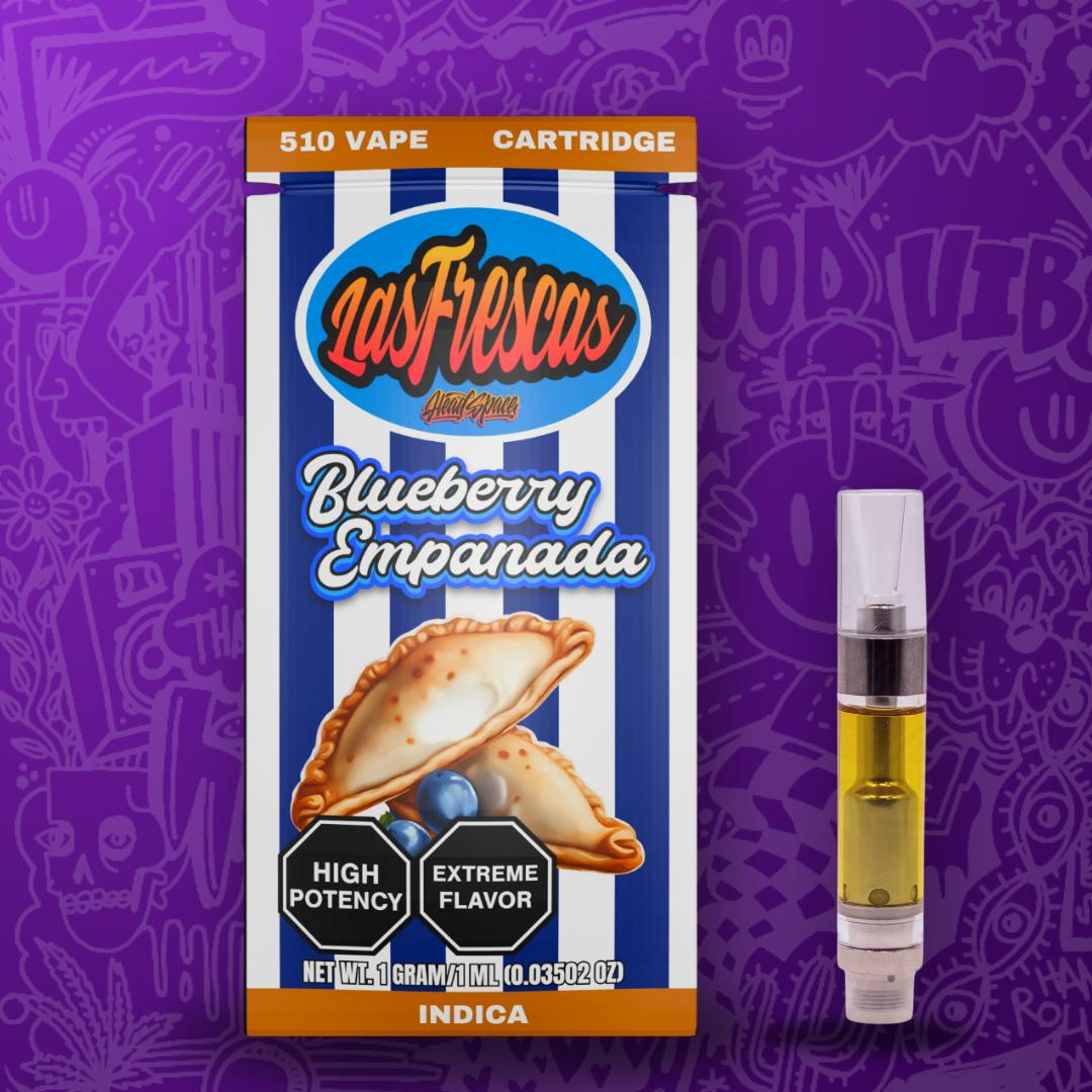 Las Frescas 510 Cart - Blueberry Empanada by HeadSpace Alchemy