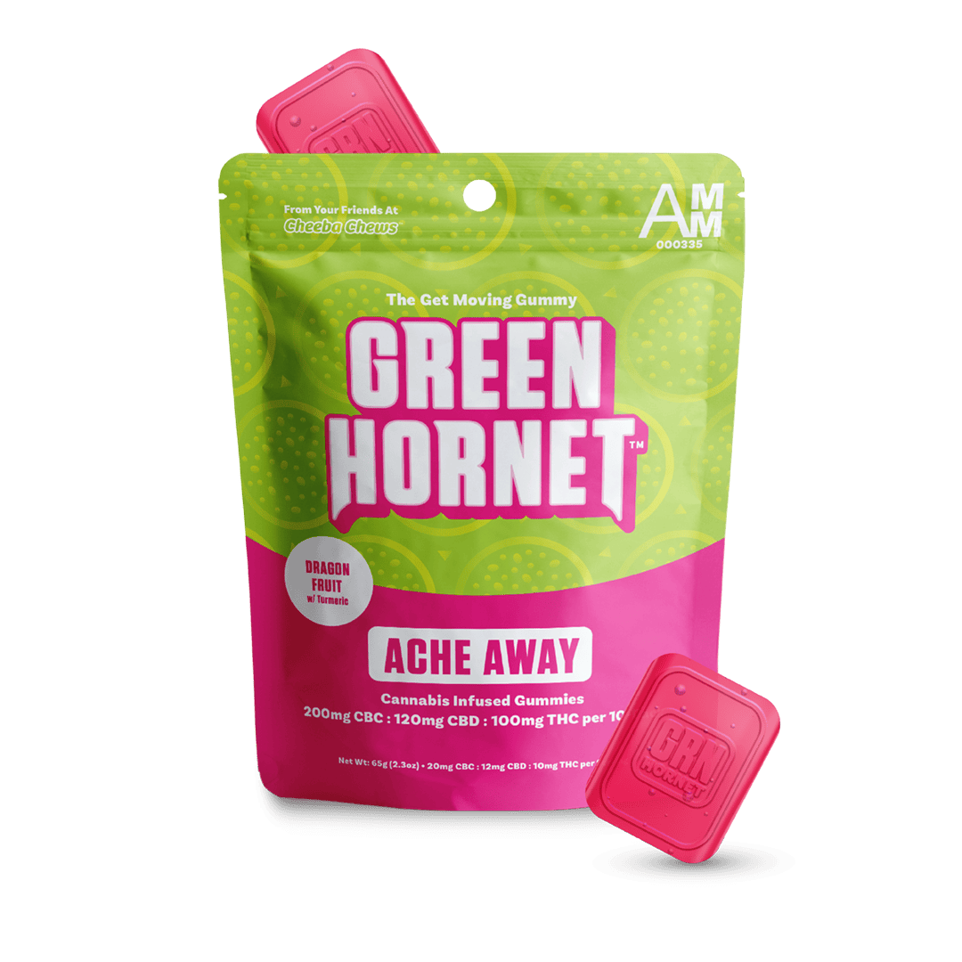 Ache Away Dragon Fruit | Gummies | 10pk by Green Hornet