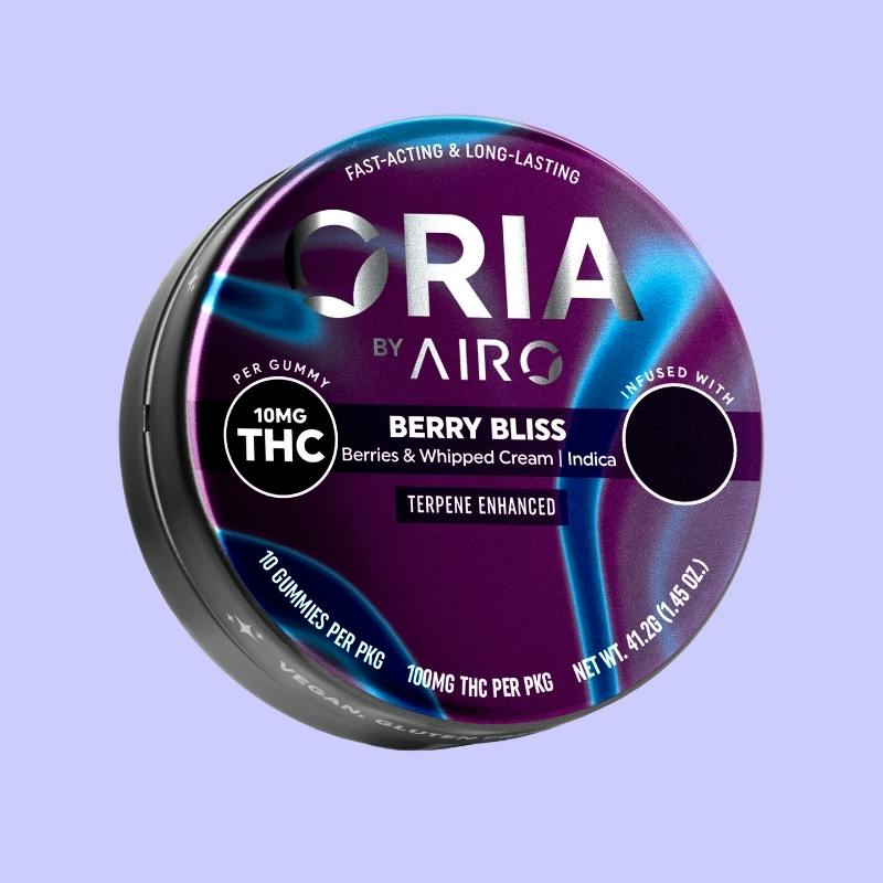 Berry Bliss | Oria - Artisan Series | 100mg Live Resin Gummies at Colfax Cannabis Company