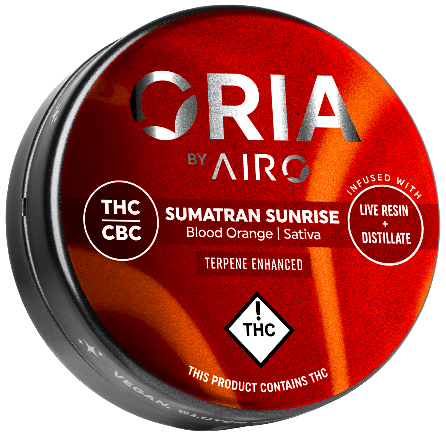 ORIA by Airo Gummies - Live Resin + Distillate - Sumatran Sunrise