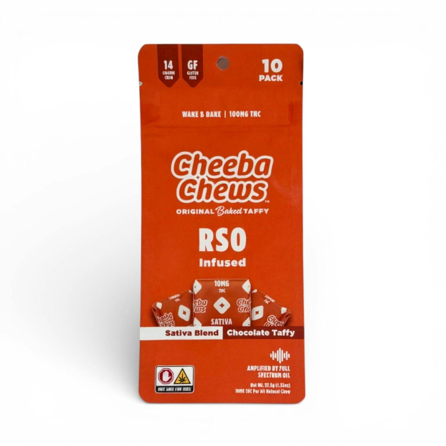RSO Sativa Chocolate Taffy Chews | 100mg