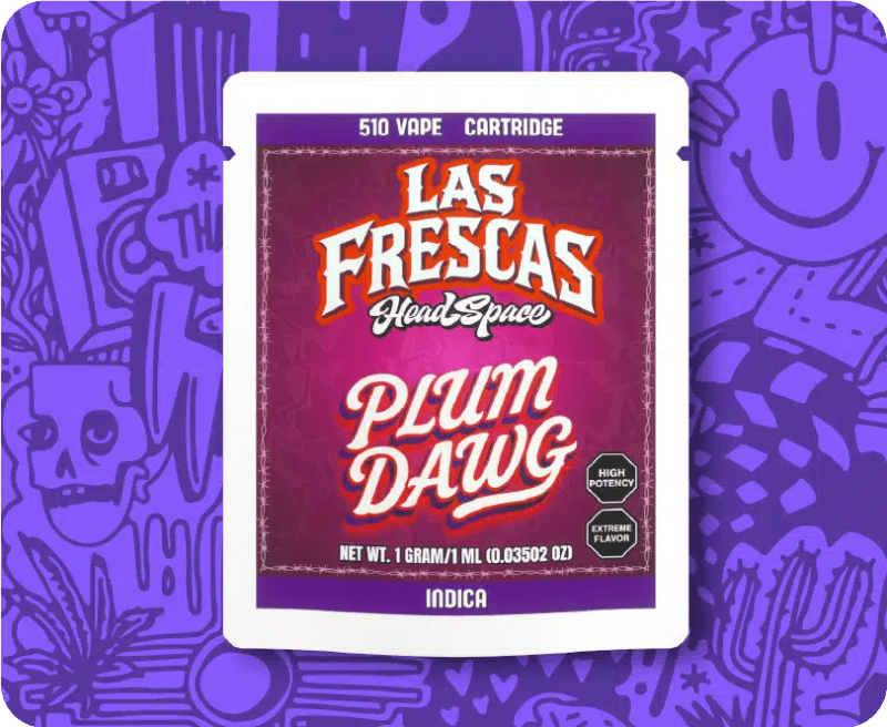 Las Frescas 510 Cart - Plum Dawg