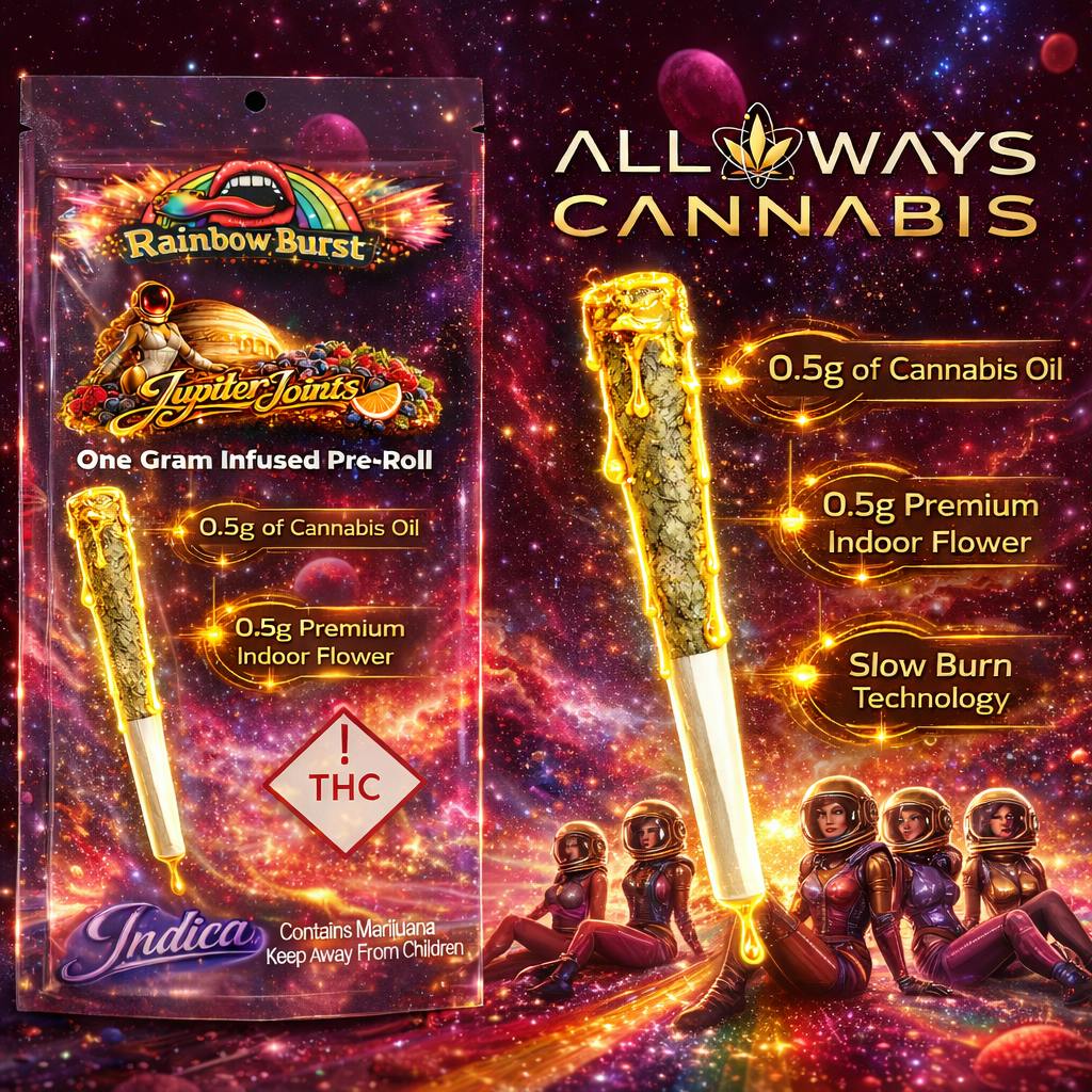 All Ways 1g Jupiter Joint - Rainbow Burst