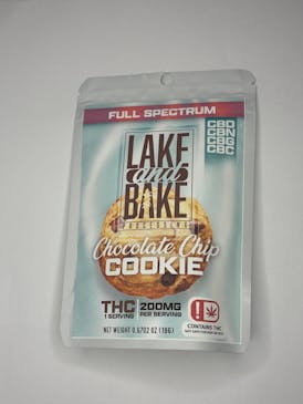 LAKE & BAKE - FULL SPECTRUM 500MG - CHOCOLATE CHIP COOKIE - 200MG