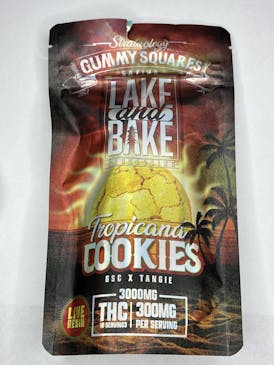 LAKE AND BAKE - TROPICANA COOKIES - GUMMIES - 3000MG
