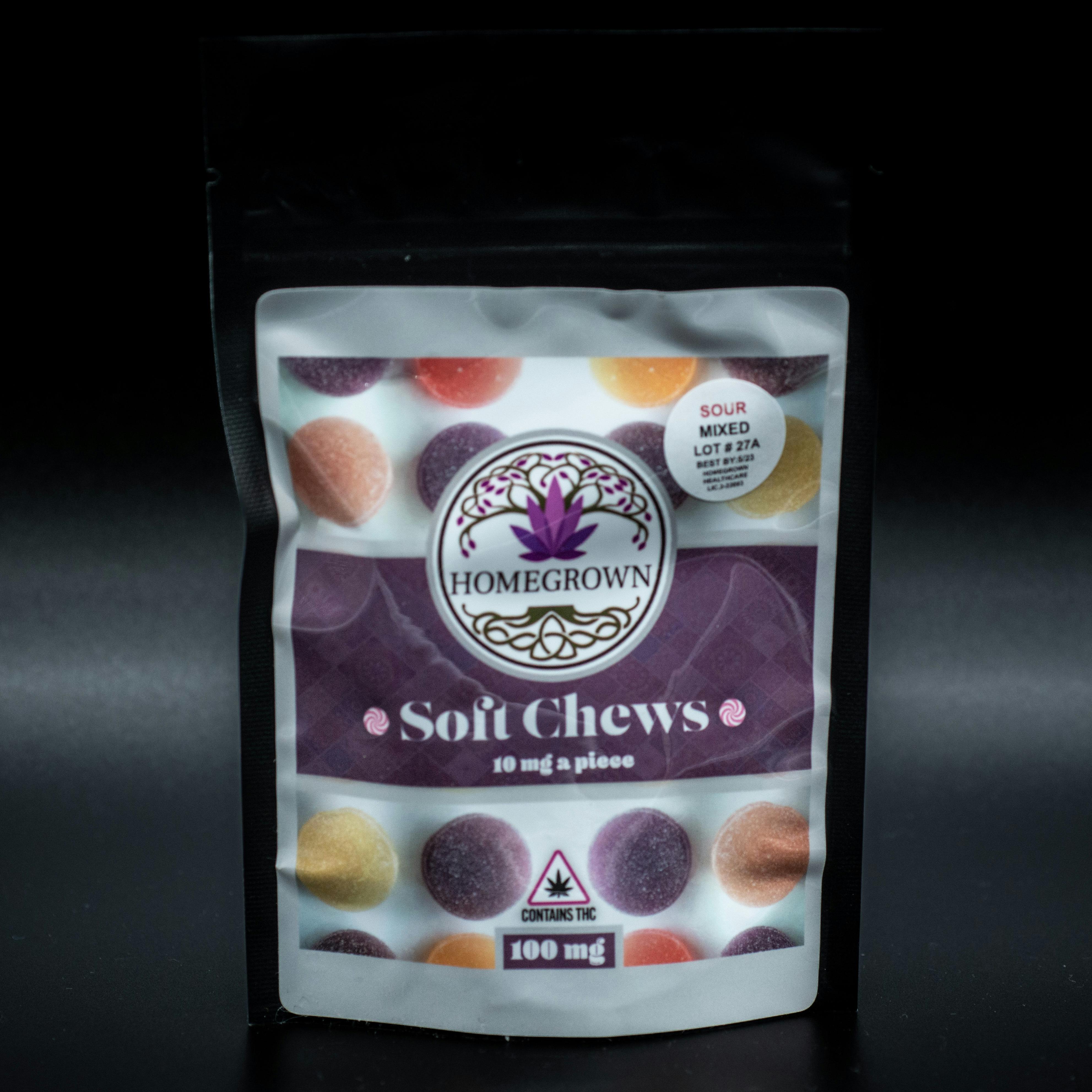 Homegrown Healthcare: 100mg THC (Sour)