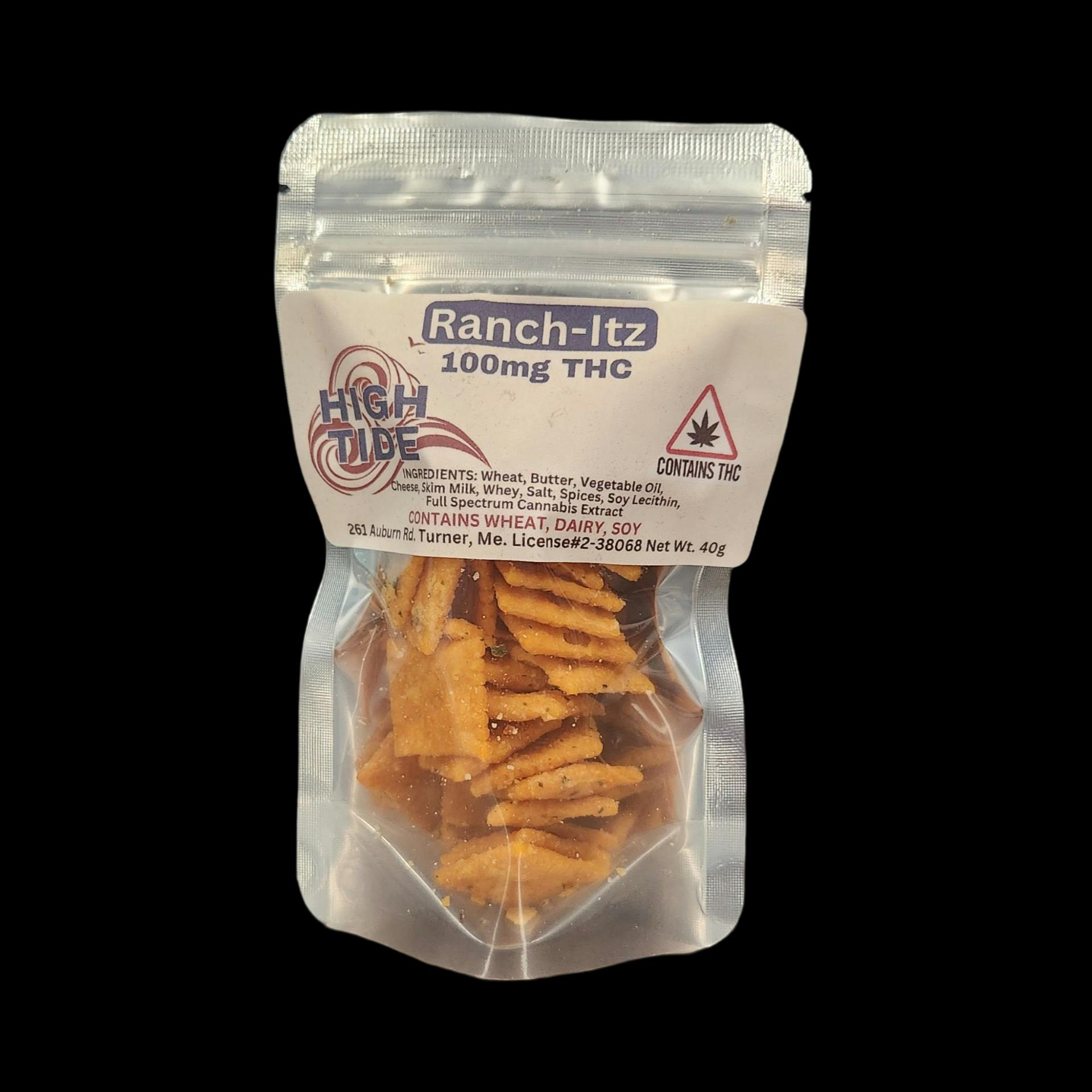 Ranch-Itz Salty Snax | 100mg/ea by High Tide