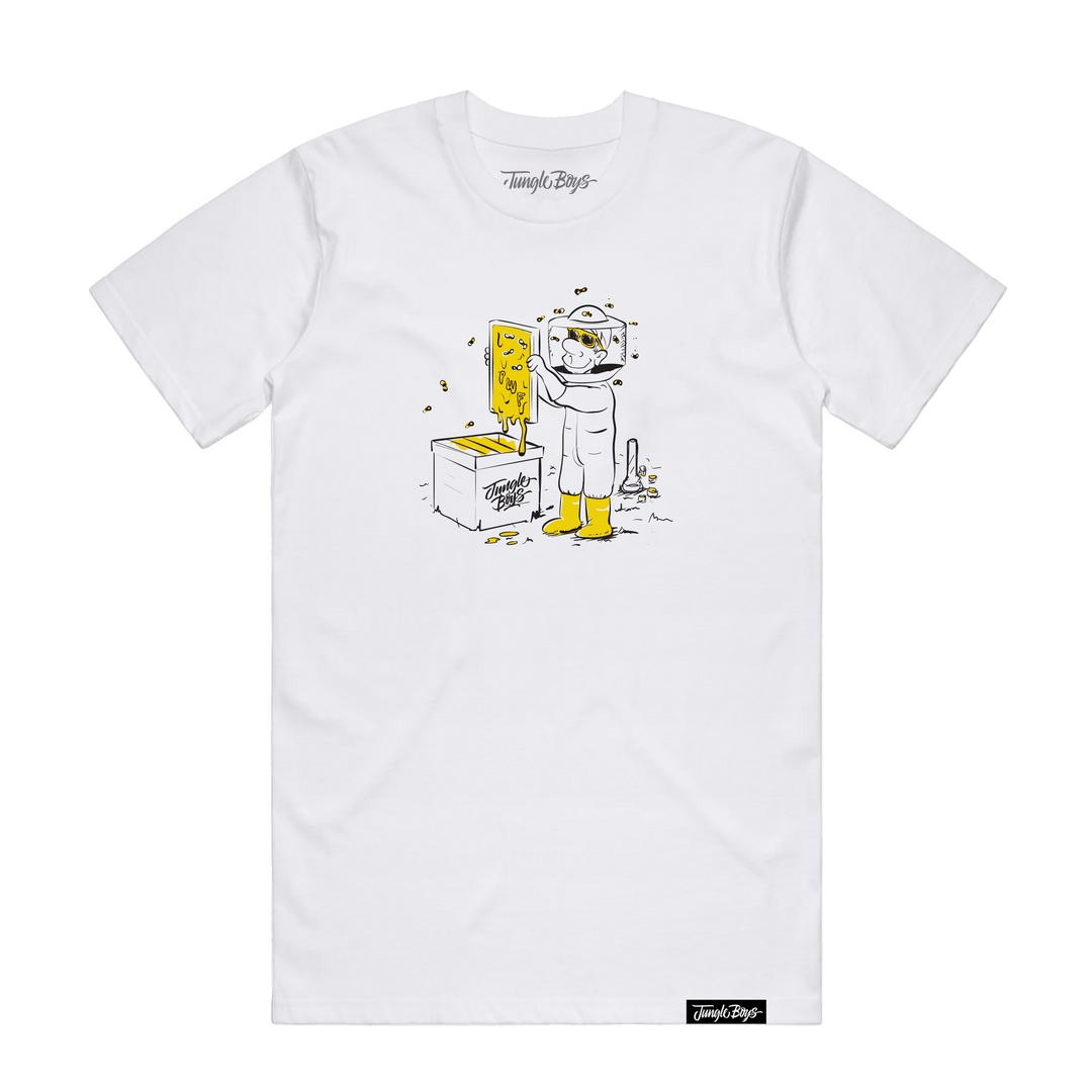 Jungle Boys Clothing | BeeKeeper Tee (White)