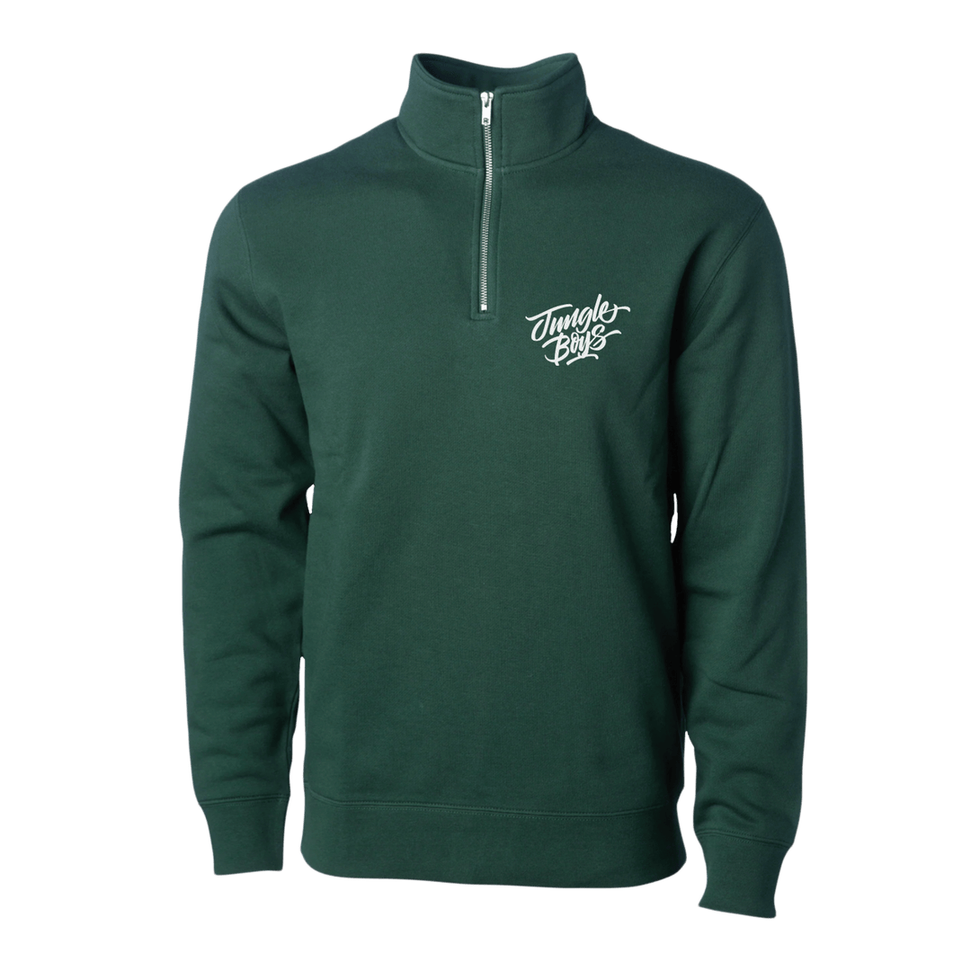 Jungle Boys - Stacked Quarter Zip (Green)