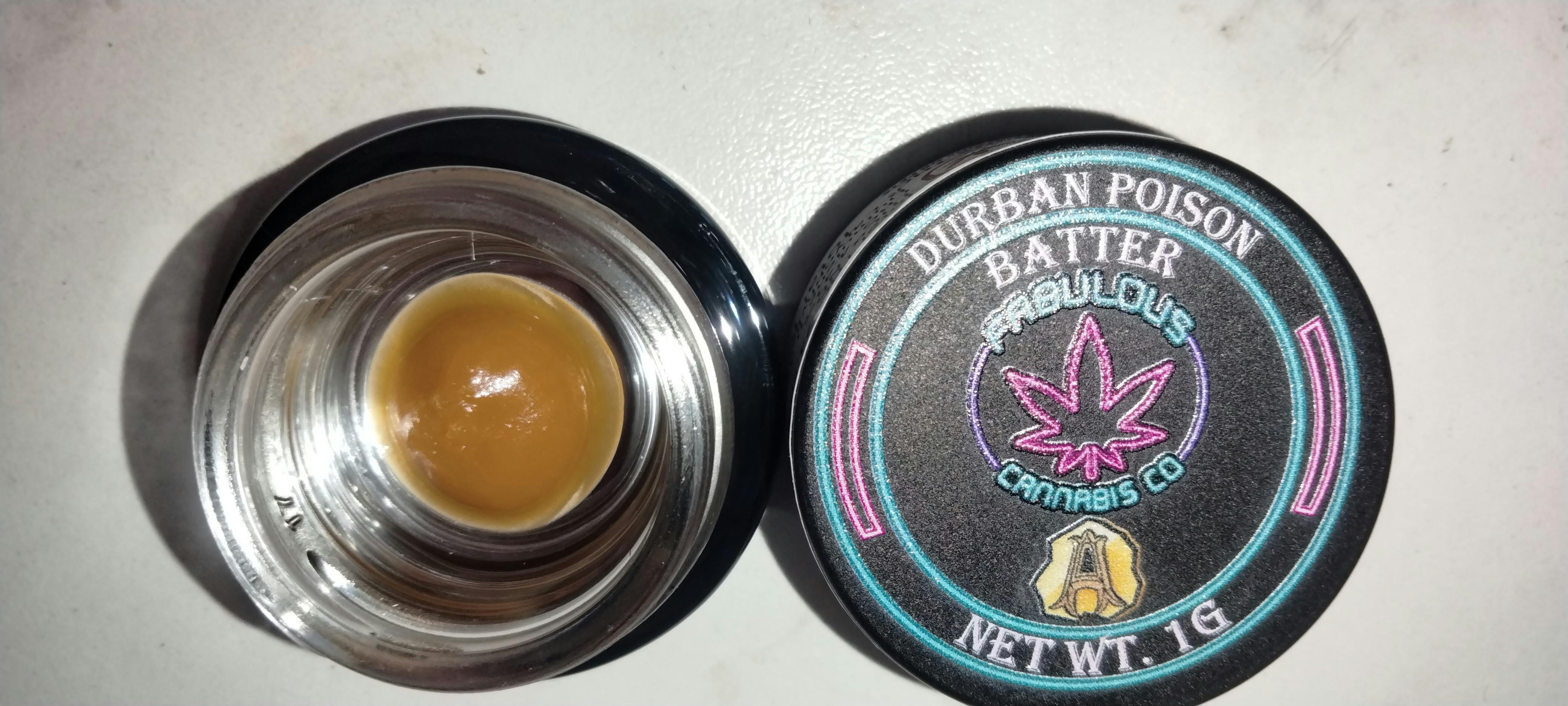 DURBAN POISON BADDER GROWN BY FABULOUS CANNABIS - APOTHECARY EXTRACTS