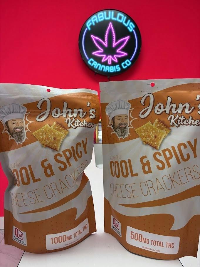 JKJ Processing Edibles - Cool & Spicy Cheese Crackers 1000mg | 1000mg/ea