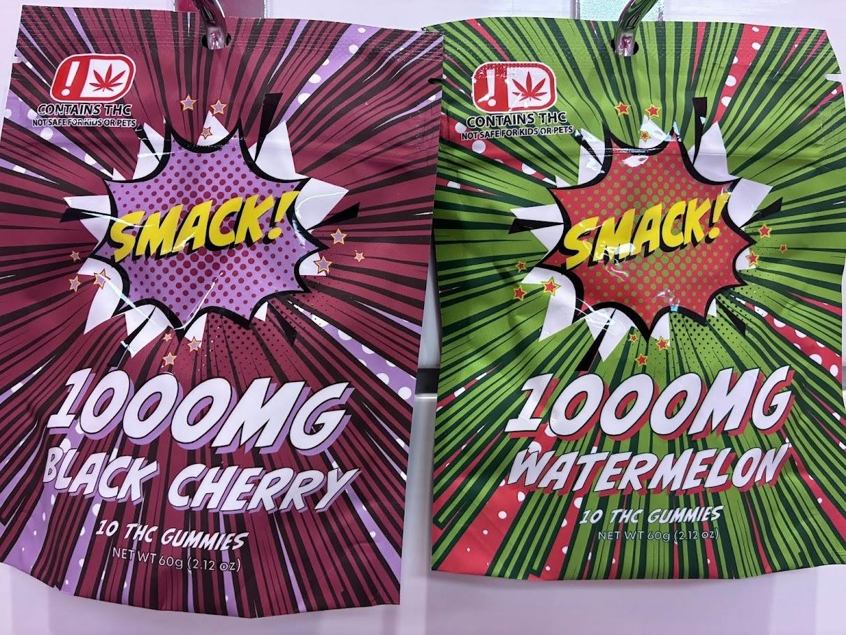 Smack! | Black Cherry Gummies (10ct.) | 1000mg by Smack