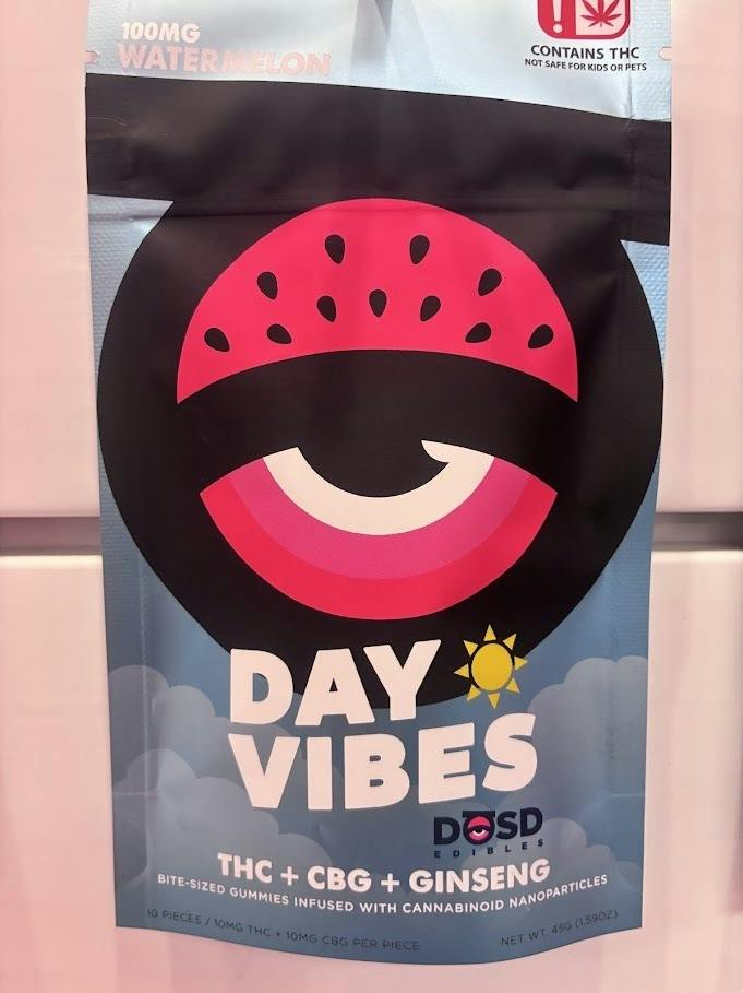 DAY VIBES - Watermelon CBG + Ginseng - 100mg