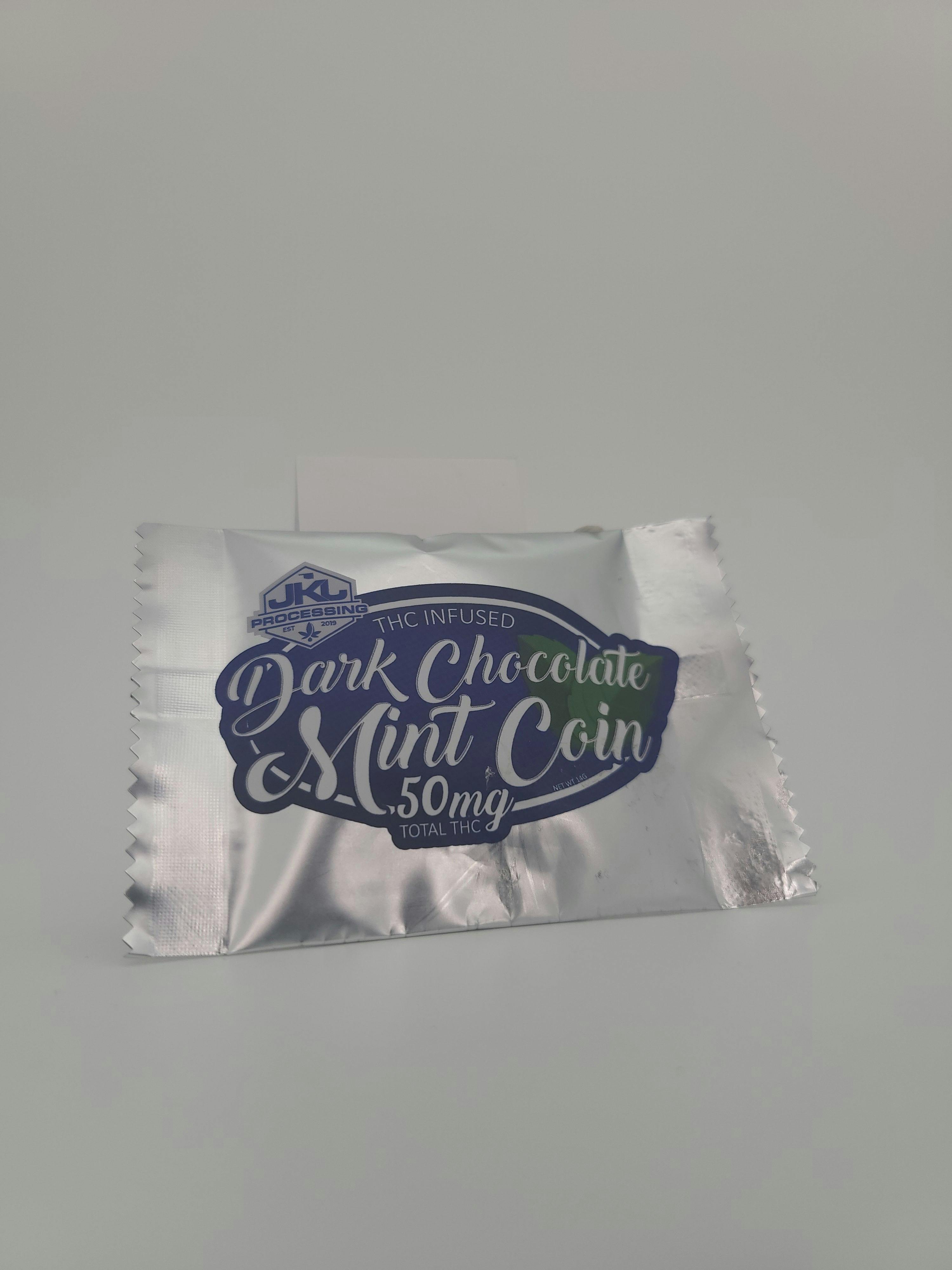 Dark Chocolate Mint Coin