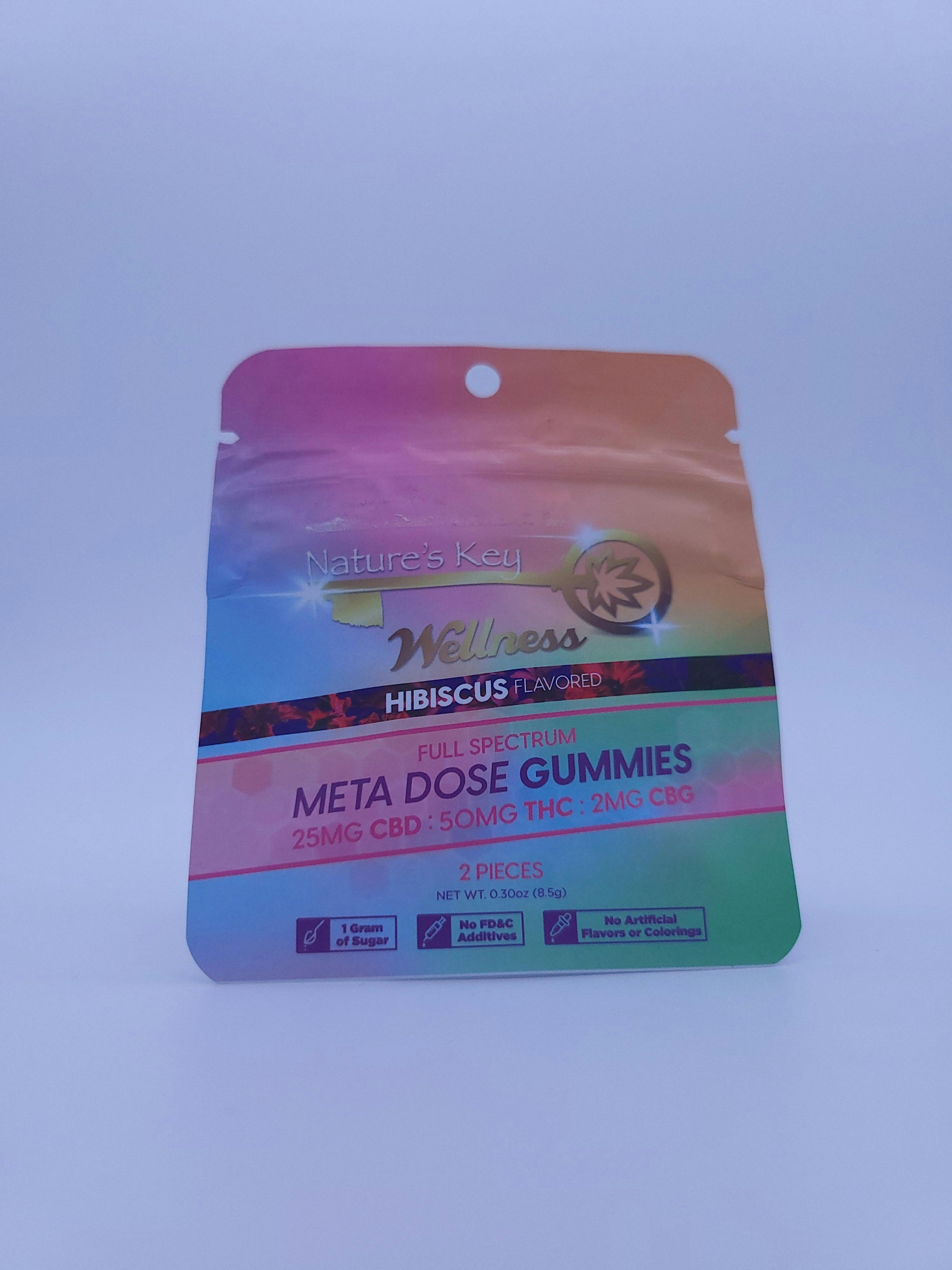 Single Serve - (25:50:2) 50mg CBD/100mg THC/4mg CBG, Meta Dose - Gummies
