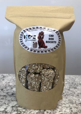 KC's Gourmet | Full Spectrum Hemp Derived CBD Dog Biscuits 36pk 180mg