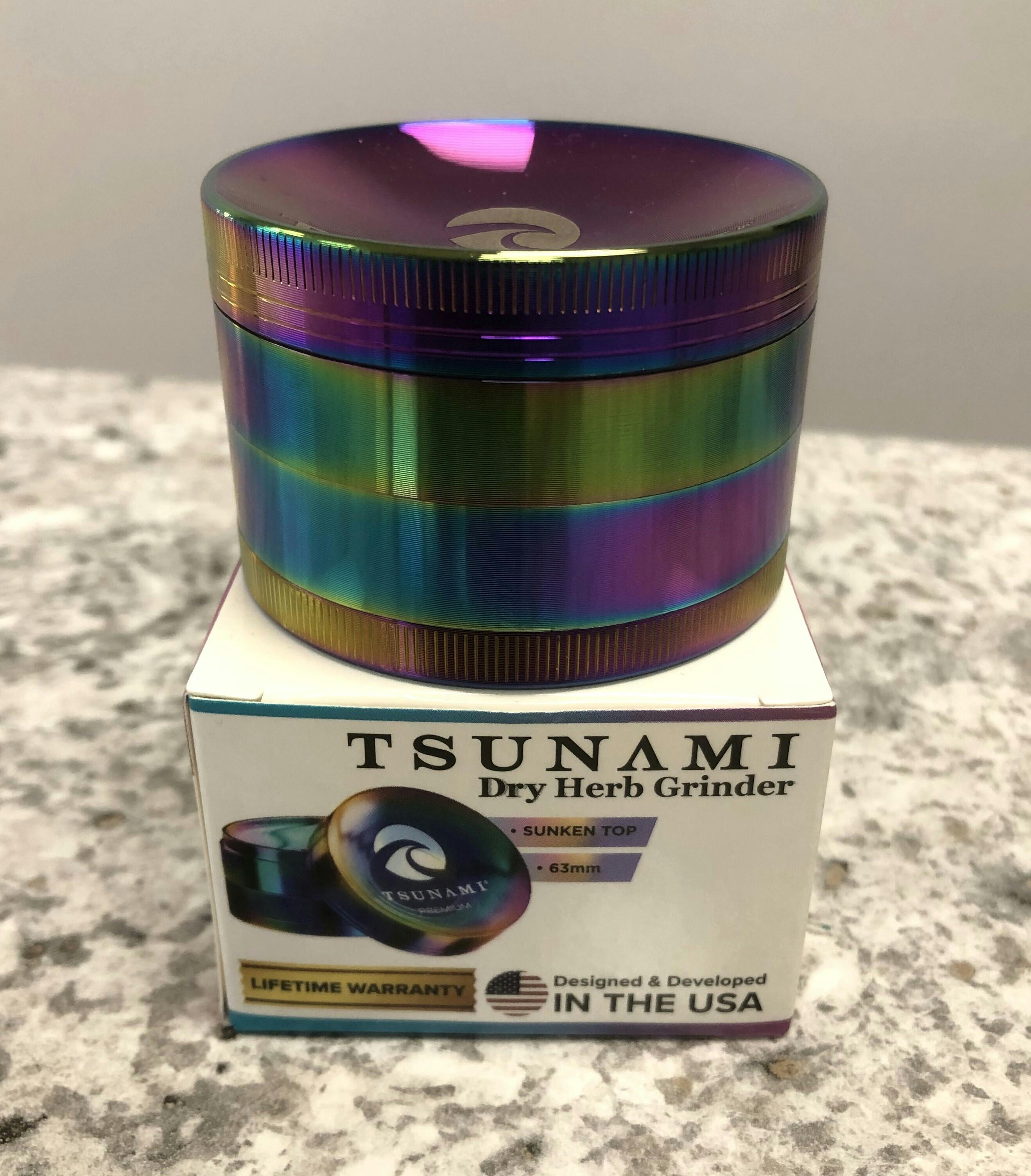 Tsunami Dry Herb Grinder 63mm