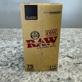 RAW | 1 1/4 Cones 75 pack