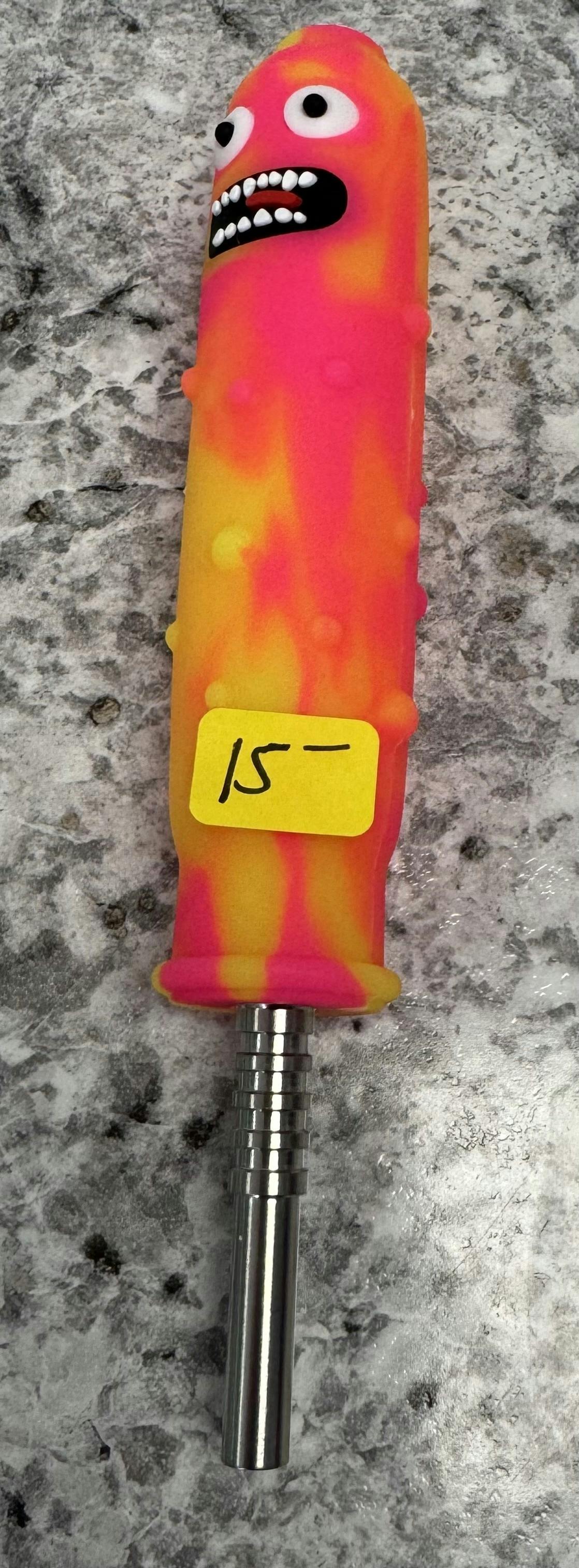 AFG | Pickle Rick Silicone Dab Straw