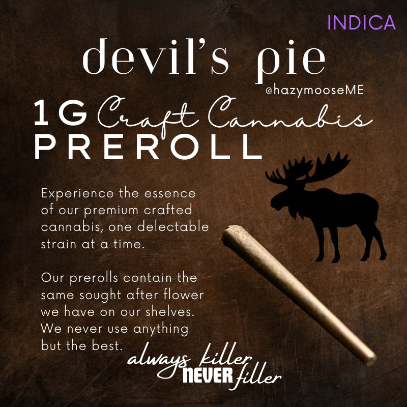 Hazy Moose | 1g Pre Roll | Devil's Pie
