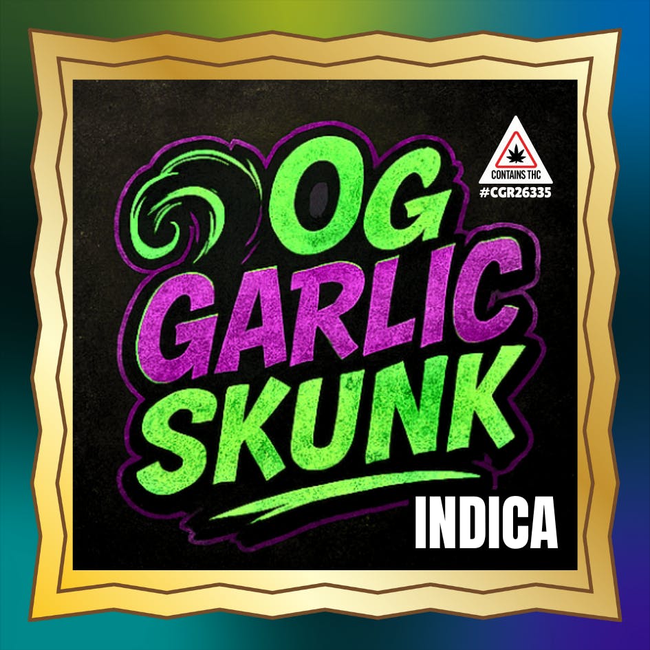 OG Garlic Skunk | Indica at Hazy Moose Medical Cannabis Dispensary