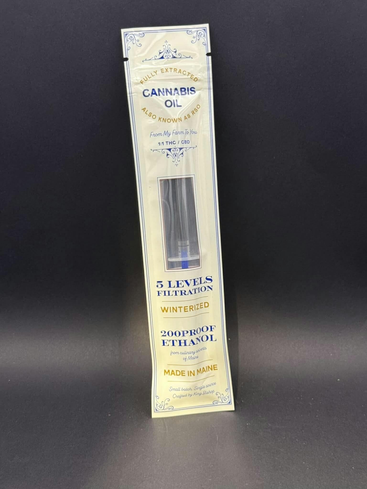 1:1 THC | CBD Cannabis Oil (RSO Syringe) at Hazy Moose Medical Cannabis Dispensary