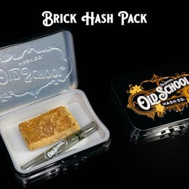 Old School Hash: Biscotti Breath - Brick Hash (2g)
