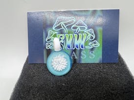 FVW Glass: White Explosion Pendant #2