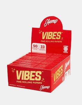 Vibes - Hemp Vibes Rolling Paper(Red)