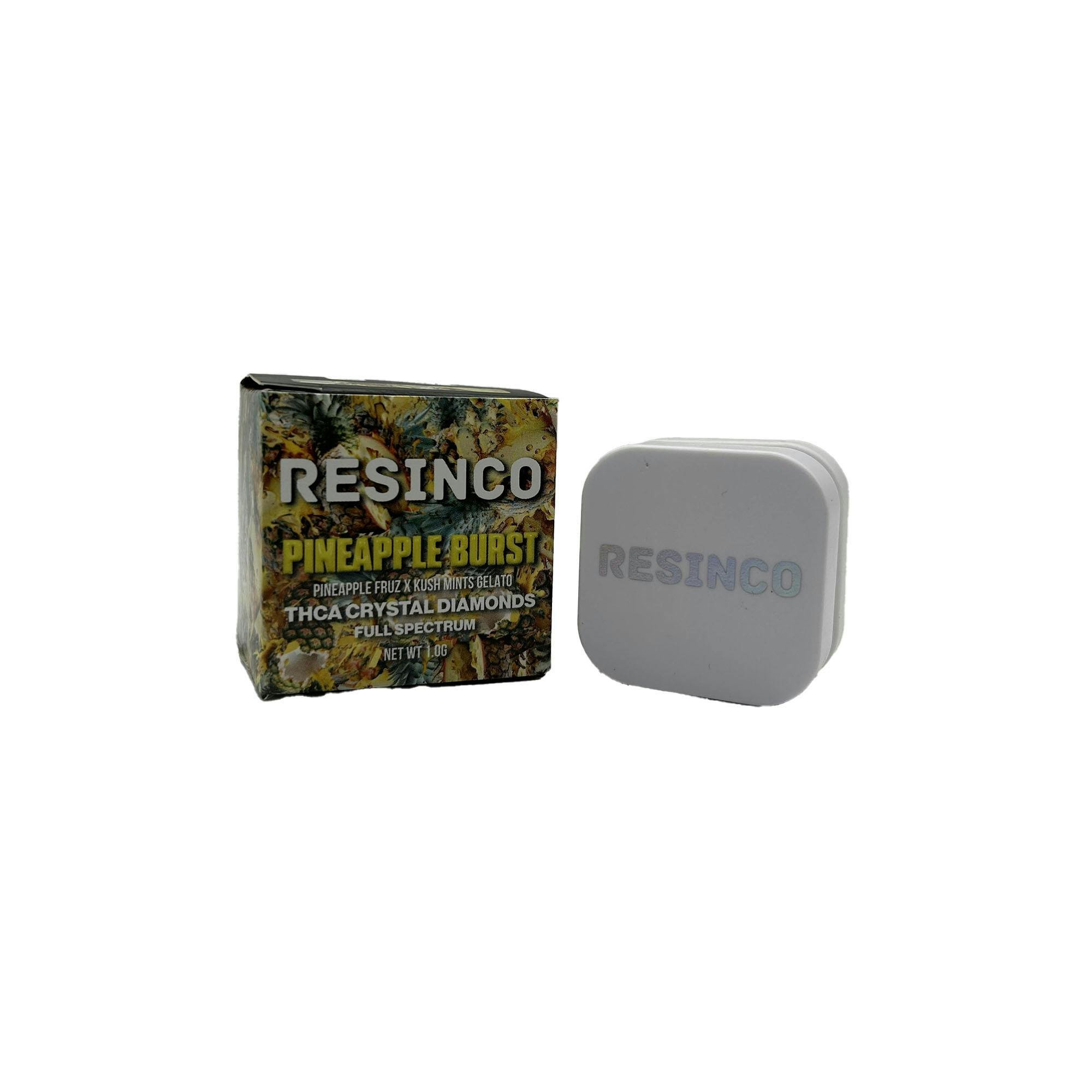 Resinco - 1g Live THCA Crystal Diamonds - Pineapple Burst