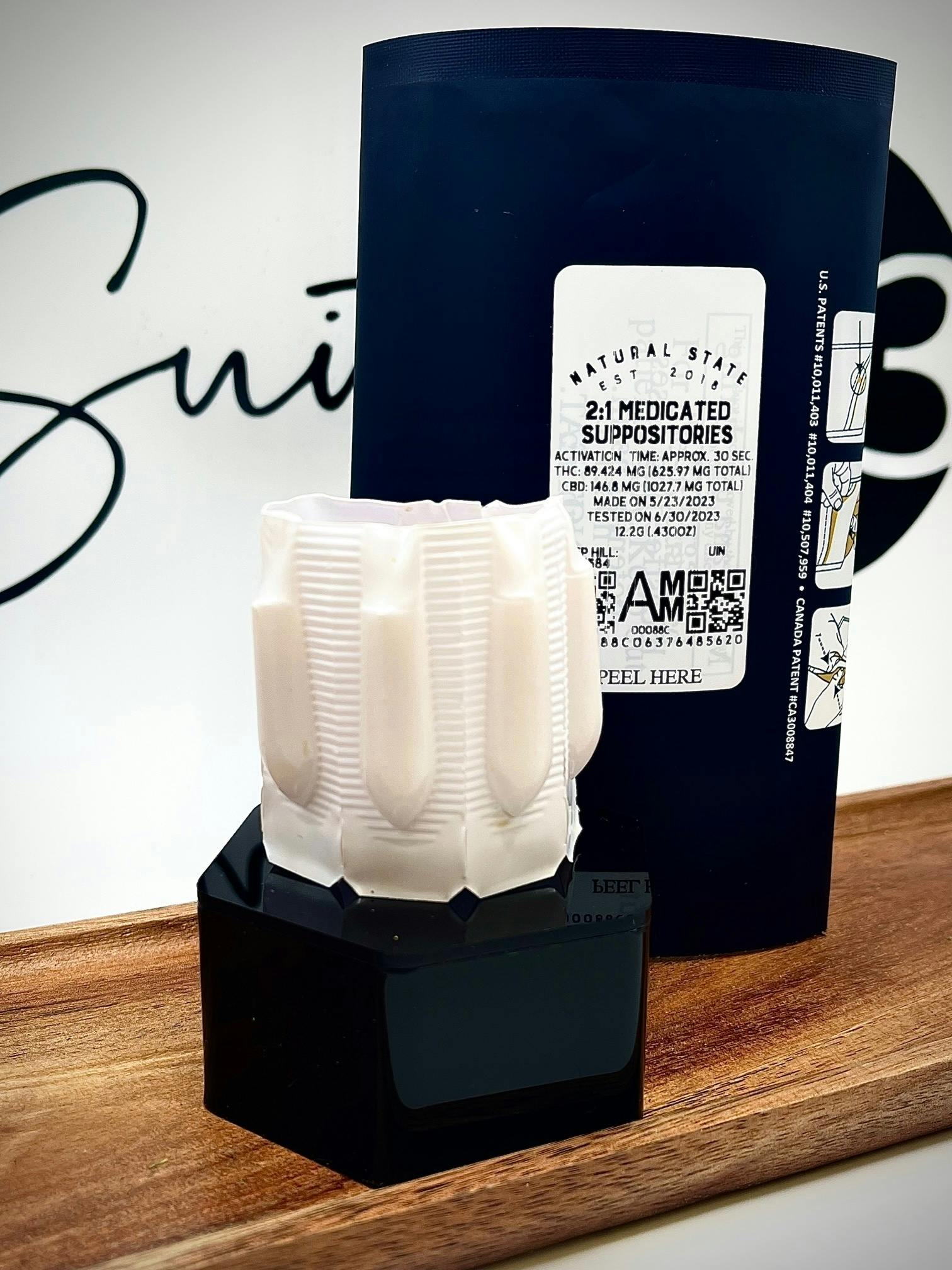 Natural State Medicinals: Suppository | 2:1 Medicated Suppositories | 7ct
