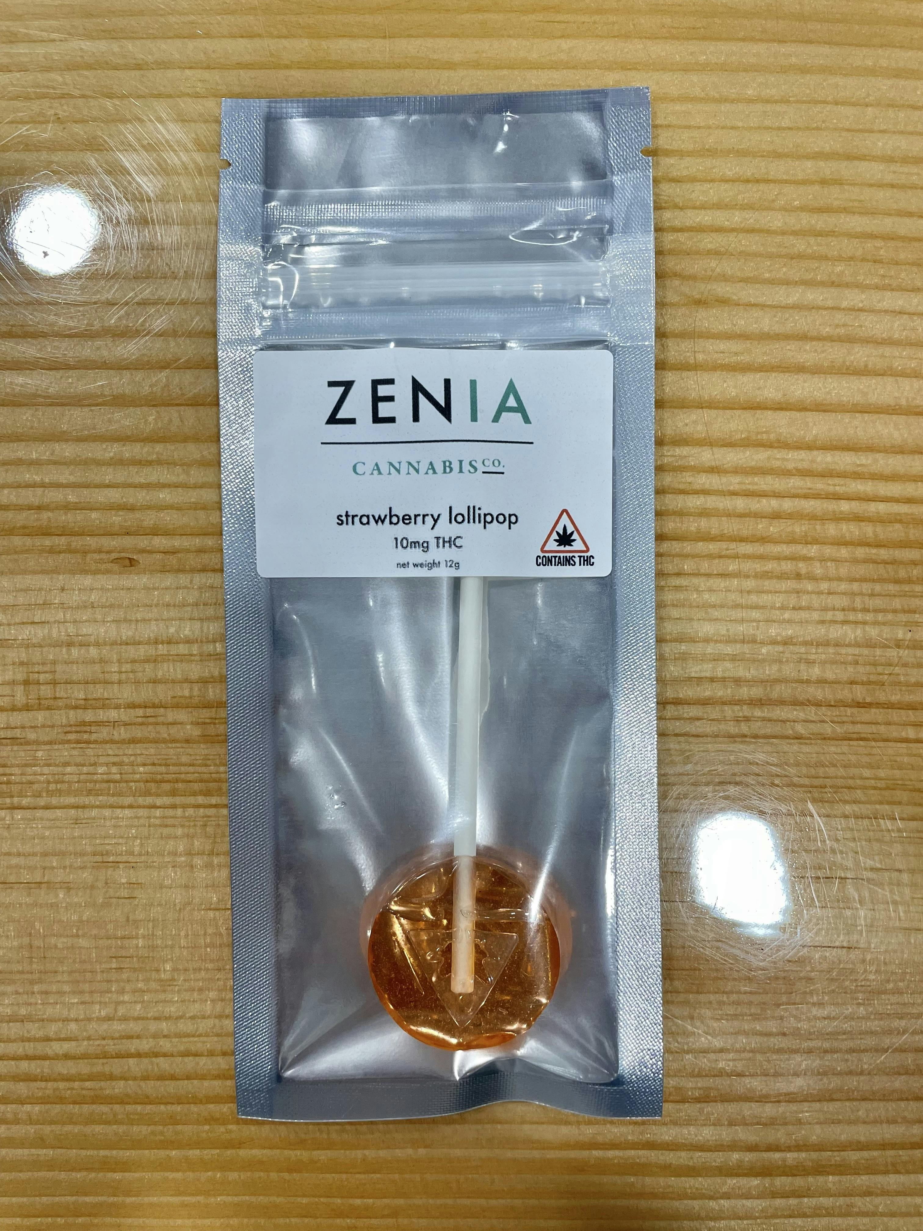 Zenia - Strawberry Lollipop 10MG at North Country Cannabis ME
