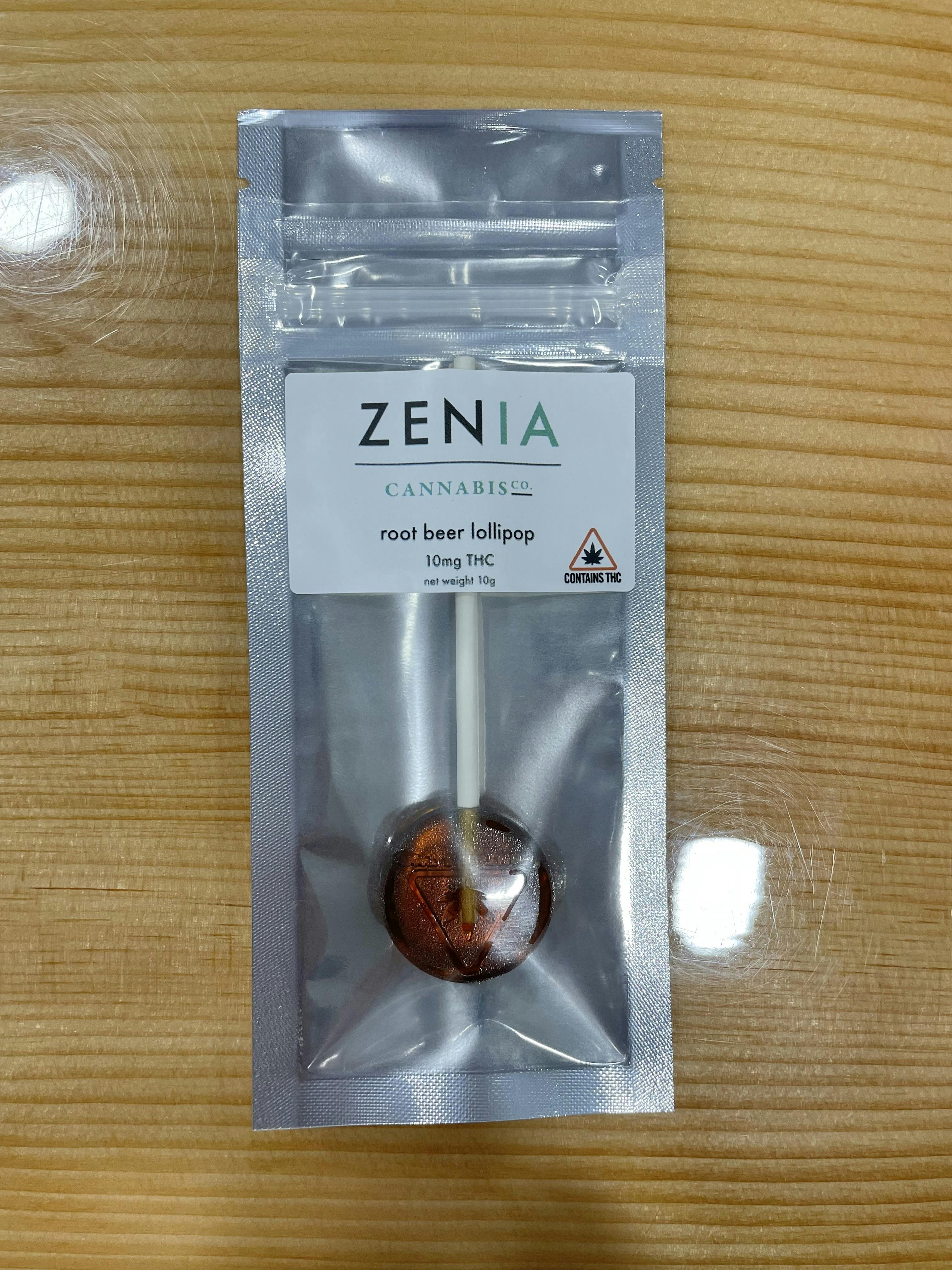 Zenia - Root Beer Lollipop 10MG at North Country Cannabis ME