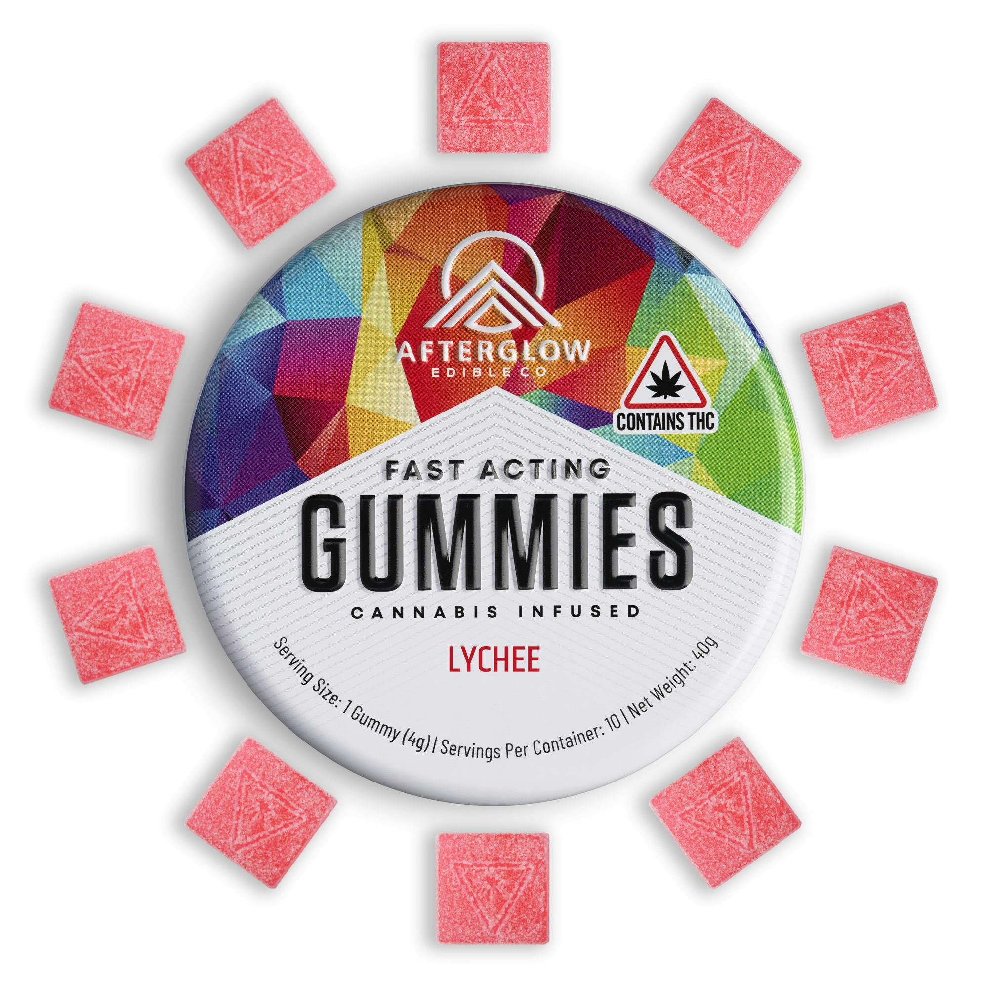 Afterglow - Strawberry Fast Acting Gummies 200MG