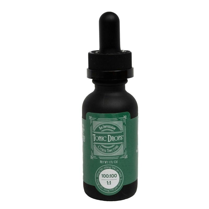 TONIC DROPS CITRUS CBD100:THC100MG
