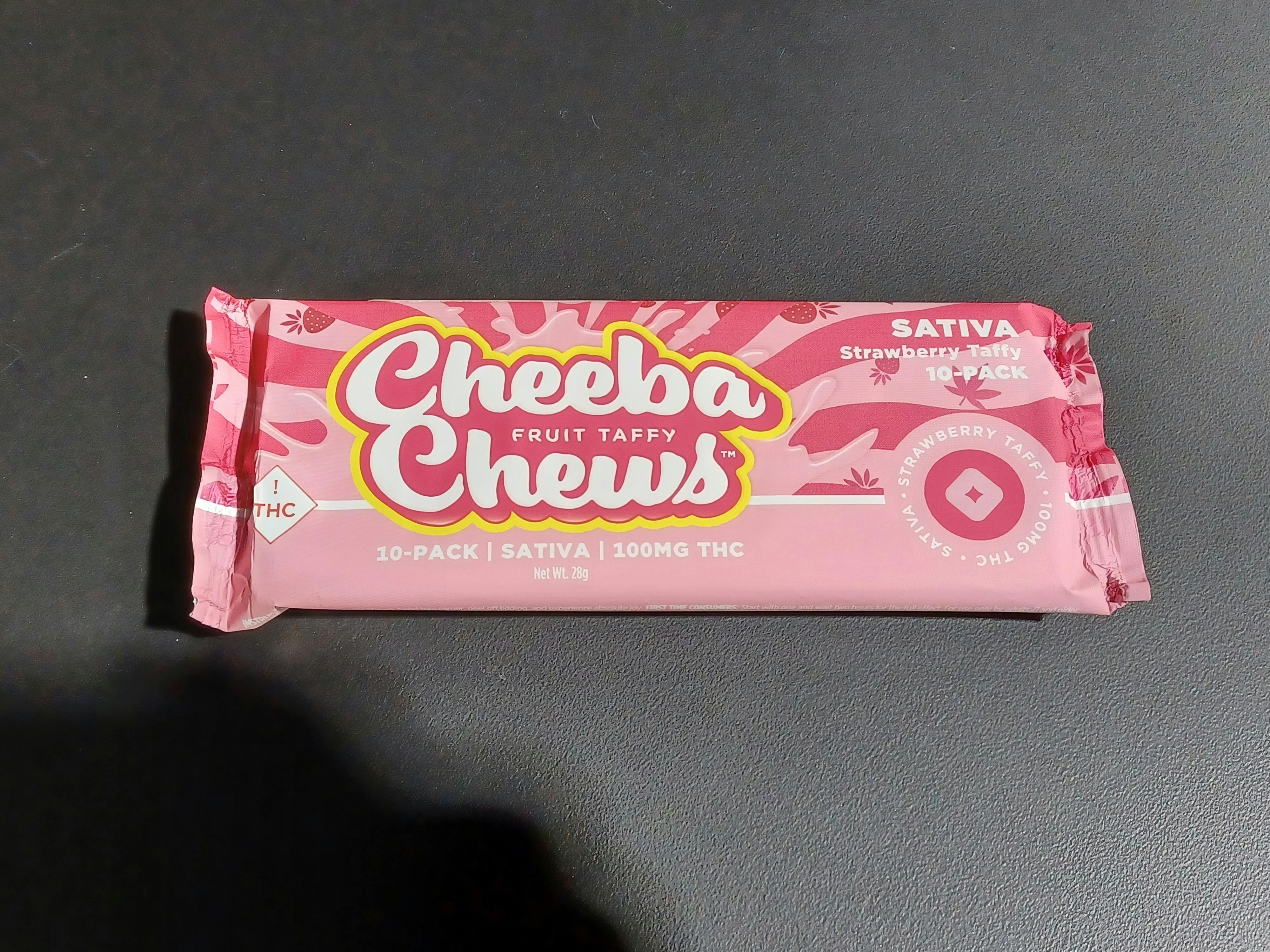Sativa Strawberry Fruit Chews | 100mg by Cheeba Chews