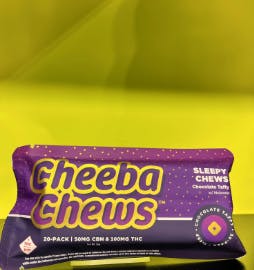 Indica Chocolate Taffy Chews | 100mg by Cheeba Chews
