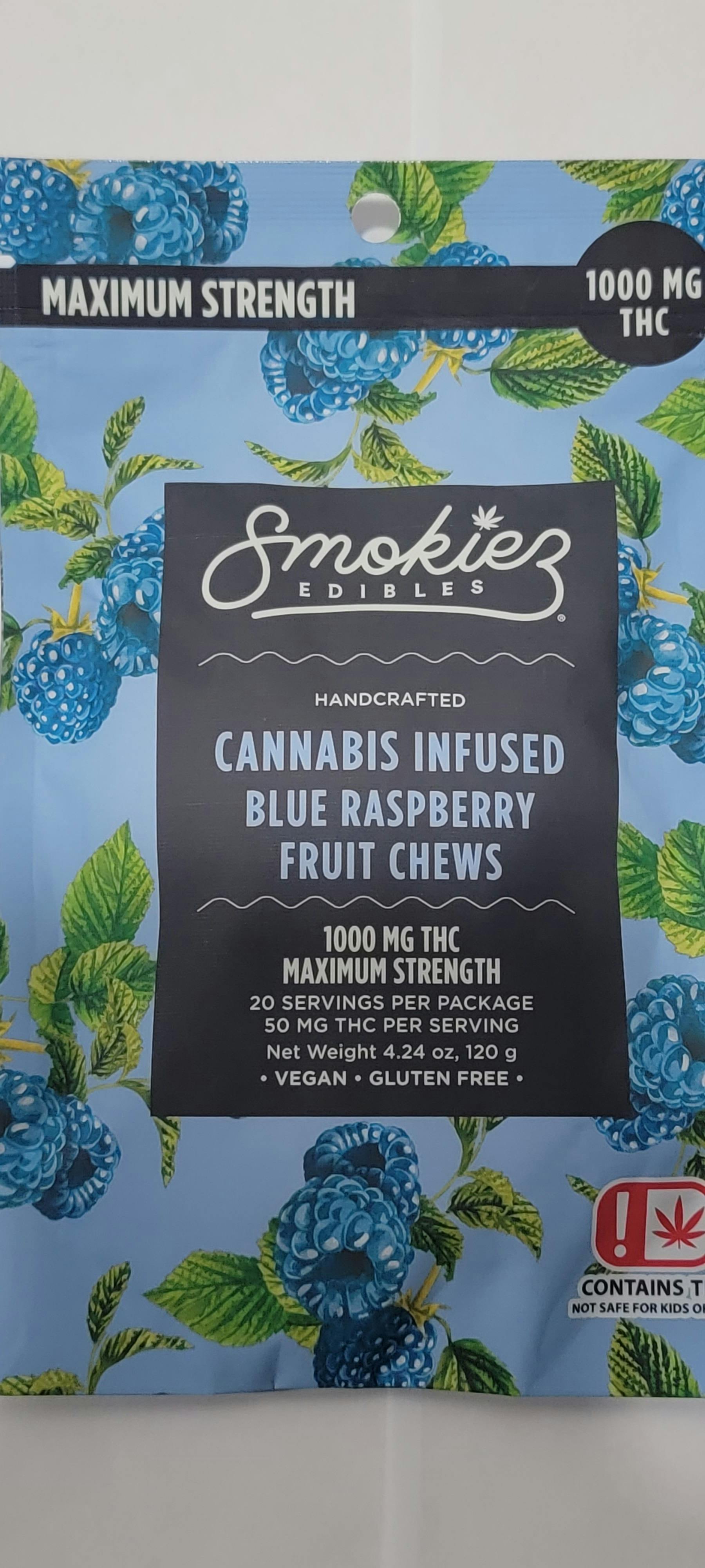 Blue Raspberry Gummies | 1000mg | 20ct | 50mg/ea